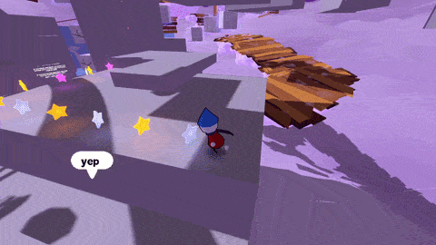 A gif of me collecting some stars