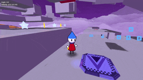 A GIF showing off the new epic walk