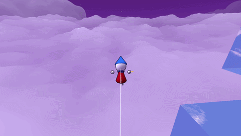 GIF of falling with no cloud fog