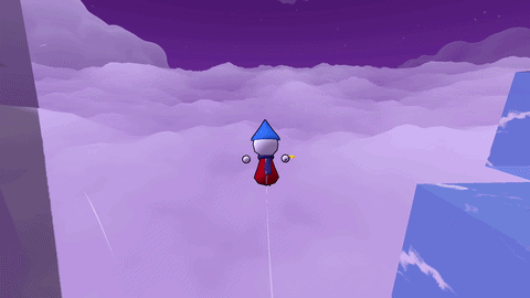 GIF of falling WITH cloud fog