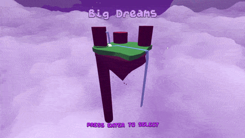GIF of me messing around with the new level select